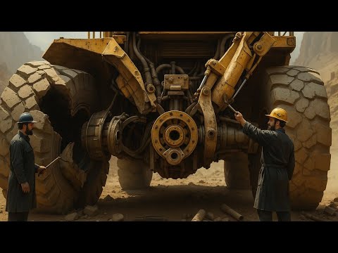 “Caterpillar Front Side Part Opened! Planetary Gear Completely Destroyed & Rebuilt Like New 🔧🔥”