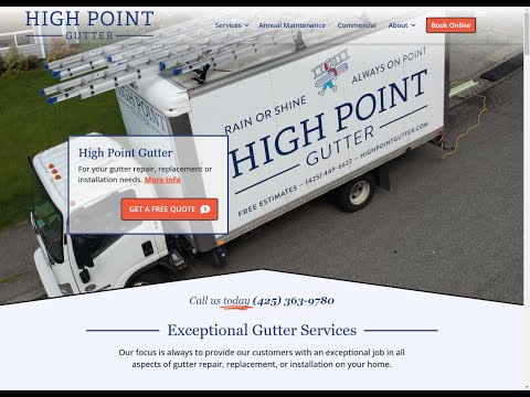 Custom WP Framework by Webvisuals for Gutter Company