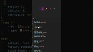 Icon Hover Animation HTML CSS #shorts