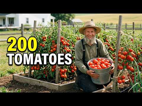 How the Amish Grow 200 Tomatoes in Just 10 Square Feet