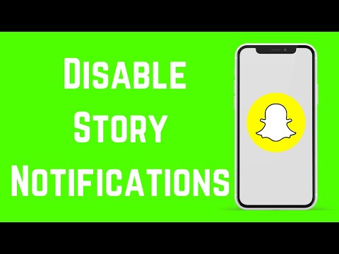 How To Turn Off Snapchat Story Notifications