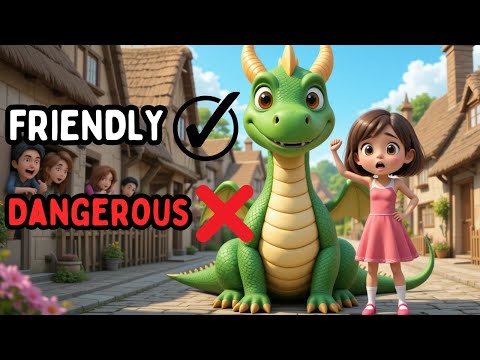 Kids Bedtime Story: Friendly Dragon Saves the Day | Animated #moralstory for Children in English
