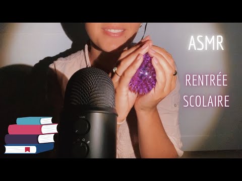 ASMR FR - Je te rassure avant la rentrée... 💕 On papote ensemble avec des triggers