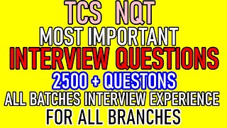 TCS NQT interview preparation | TCS interview for freshers | TCS NQT preparation 2024 | TCS 2024
