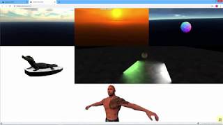 Managing multiple WebGL scenes using a CSS grid layout