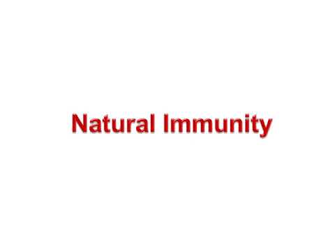 Natural Immunity 18thJuly2020 1 pm