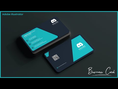 How to create Business Card in Adobe Illustrator | Visiting Card Design | Mr Dude