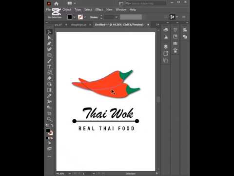 Food Logo in Adobe illustrator! #graphicsdesign #adobeillustrator #adobesoftware #design #art #logos