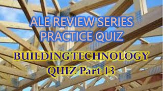 Architecture Review Quiz - Building Technology Part 13