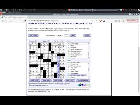 20240325 english crossword puzzle #51 high score: 1393