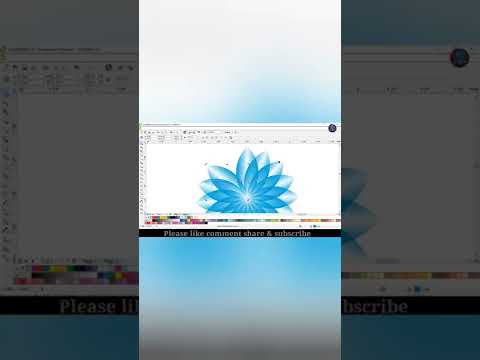 Flower design in CorelDraw | How to make the flower #shorts #vairal  #flowers #graphicdesign #design