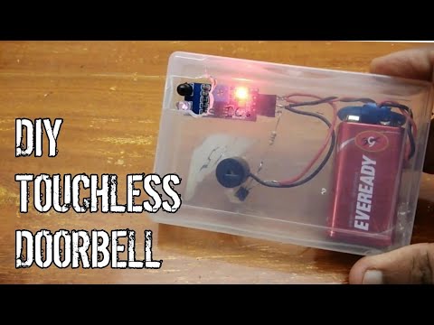 How to make touchless door bell at home