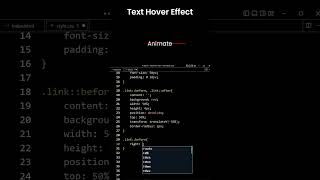 Text Hover Effect #shorts