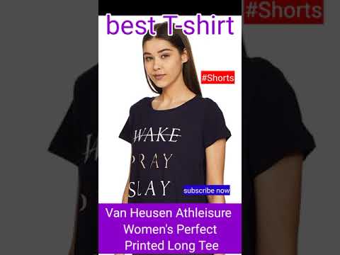 #Shorts Van Heusen Athleisure Women's Perfect Printed Long Tee #SPTadka