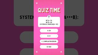 Java Quiz: Can You Answer This in 5 Seconds? #JavaInterviewTips #TamilTech #DinaTechy #DevCareer2025