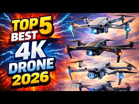 Best 4K Drone 2026 | Top 5 GPS Camera Drones with Long Flight & Brushless Motor