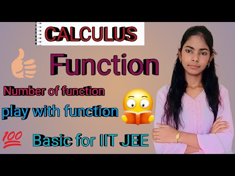 #Calculus#Function#number of function#value maths with M#Basic maths for IIT JEE#IIT JEE#Board exam.