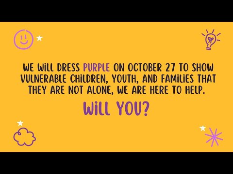 Join Us! Dress Purple on October 27