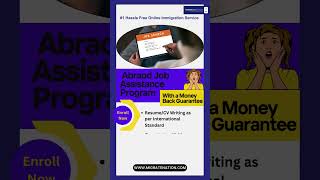 Move Abroad From India #moneybackguarantee on Job Assistance Program #workvisa #visa