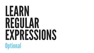 Learn Regular Expressions: Optional