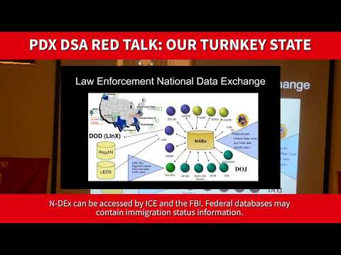 Portland DSA Red Talk: Our Turnkey Police State