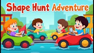 Shape Hunt Adventure 🔺 | Learn Shapes for Kids | Nursery Rhymes & Geometry Songs