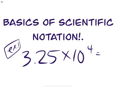 The Basics of Scientific Notation