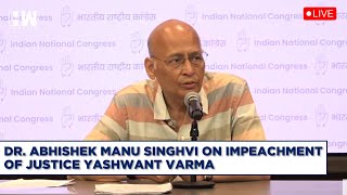Congress LIVE | Dr. Abhishek Manu Singhvi Addresses Press Conference | Rahul Gandhi | PM Modi | BJP