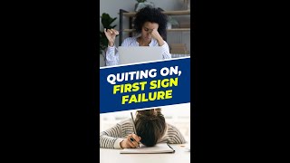 Quiting on, first sign failure | how to learn coding for beginners | AttainU #shorts