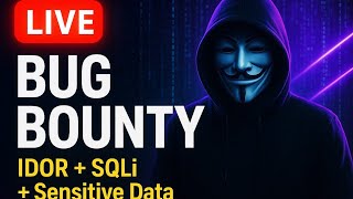 Live Bug Bounty on Bugcrowd🚨🚨 | IDOR, Sensitive Data Exposure & SQL Injection Findings
