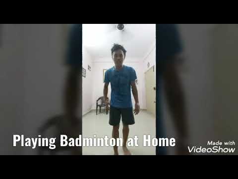 PLAY BADMINTON AT HOME. HELLO BANGALORE BADMINTON LOVER UTILIZE LOCKDOWN AT YOUR HOME.