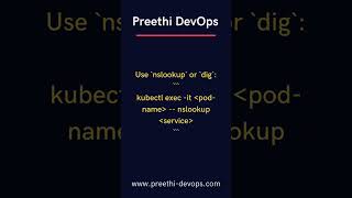 DNS Resolution Debugging | Kubernetes Troubleshooting  #devopscourse #preethidevops