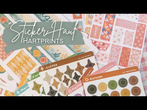 Sticker Haul: Hartprints