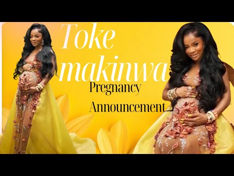 Toke Makinwa is expecting her first child 🤰👩‍🍼✨✨