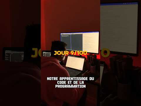 JOUR 9/100 Si tu veux suivre mon parcours d'apprentissage du code abonne-toi à ma chaîne #coding