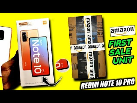Redmi note 10 Pro Amazon First Sale Indian Retail Unit Unboxing |  Redmi Note 10 Pro