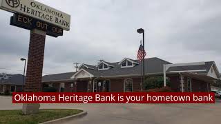 Oklahoma Heritage Bank is your hometown bank