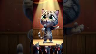 Stand-Up Cat 😹 | Disney Style Funny 3D Animation #aicat #cat_of_instagram #catcute #catlover❤️