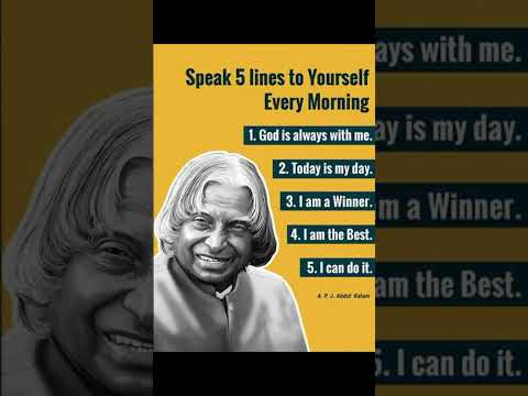 Speak 5 Lines to yourself in every Morning...#bksenglishstories #motivation #motivateyourself