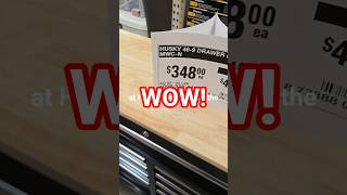 Dang, couldn't pass up This DEAL Should You? #husky #homedepot #tools #toolstorage  #garage