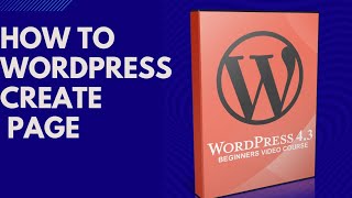 HOW TO wordpress create page#youtube
