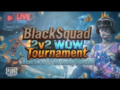 BLACK SQUAD CLAN DUO 2V2 MATCH 1200UC RP GIFT |  #pubgmobile #bgmi #chonuOG #pubgindia #pubg
