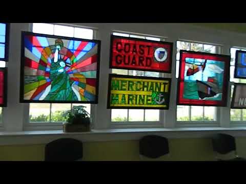 Stained Glass Room at the Atlantic County Veteran's Museum in Mays Landing, NJ