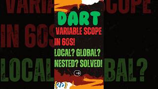 Variable Scope in 60s in Dart! #codeprep #programming #codingbat #computerscience #coding