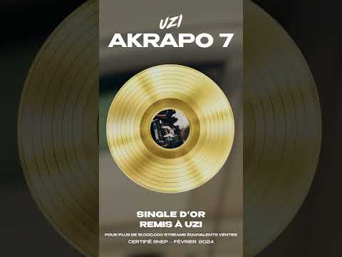 AKRAPO 7, SINGLE D'OR EN 3 MOIS MERCI 📀❤️