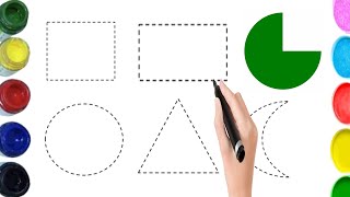 Learn Shapes for Kids with Circle, Square, Triangle | Fun Learning Videos |@Kidstvchannel1212