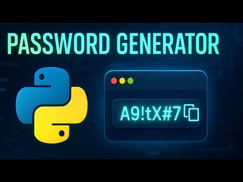 Easiest Way to Build a Password Generator with Python