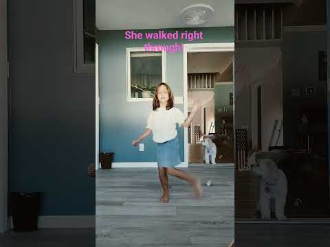 She walked right through! #dance #z4 #funny #hilarious #grandmas
