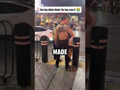 hilarious guy dissing the cops 🤣 #shorts