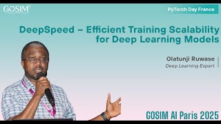 DeepSpeed – Efficient Training Scalability for Deep Learning Models - Olatunji Ruwase, SnowFlake